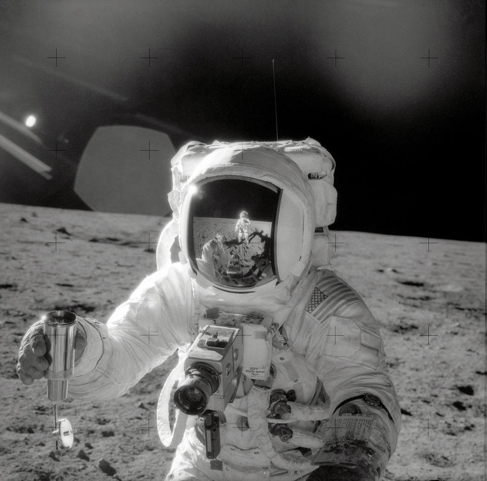 Astronaut on the moon